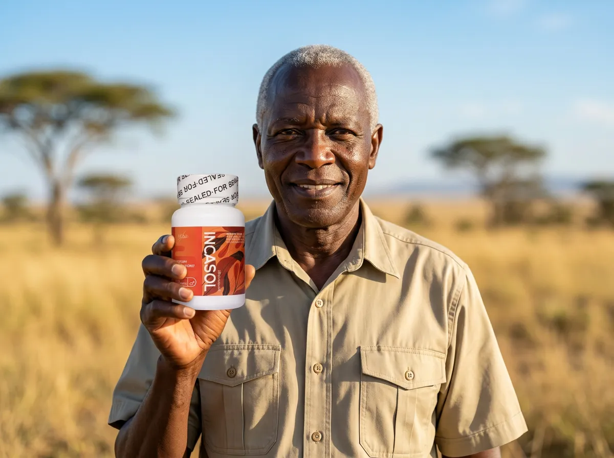 Active Kenyan man outdoors supporting heart health and healthy blood pressure
